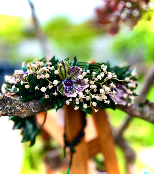…Baby’s breath/Purple Orchid Haku..